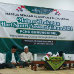 HSN 2024, PCNU Gunungkidul Gelar Malam Tirakatan