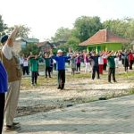 Sambut HUT RI ke-80, PCNU Gelar Senam Merdeka